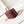 24a vanity 17 burgundy lambskin gold hardware