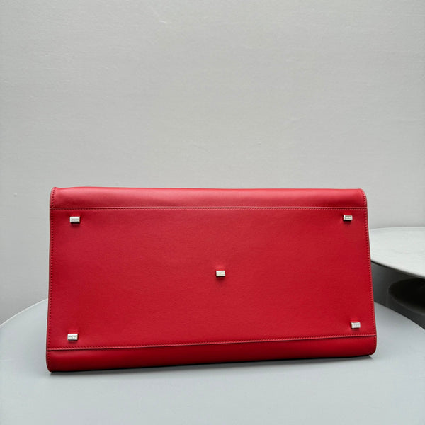 The Row Margaux 17 Red Leather