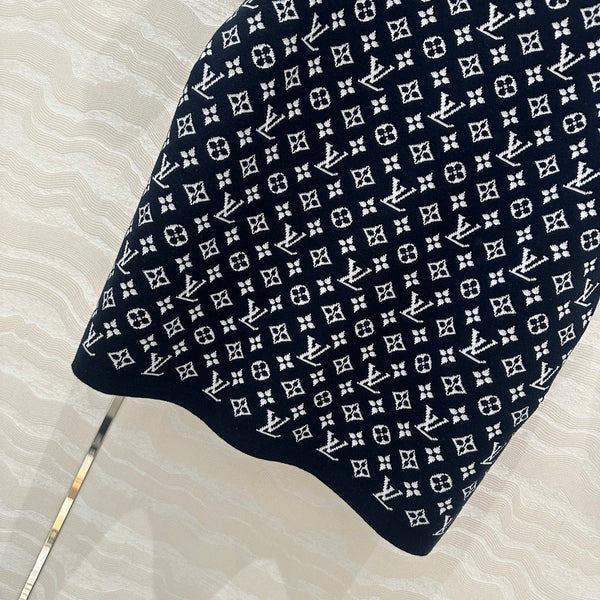 LV 25 T Shirt Black Cotton Cashmere