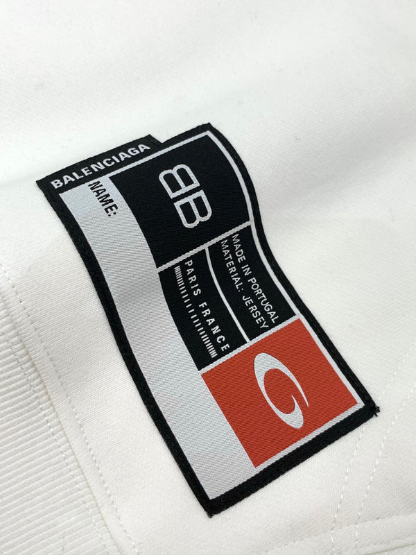 Balenciaga 25 Hoodie White Cotton 0052