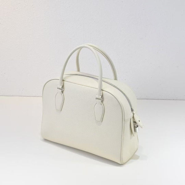The Row India Bag 32cm Off-White Calfskin