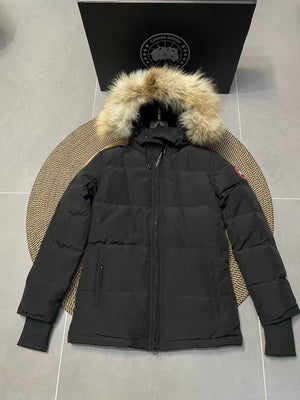 C. Goose Women's Chelsea Parka Black Cotton