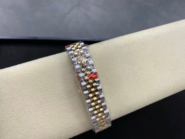 Rolex Datejust 31 2-Tone Jubilee Black Diamond Dial