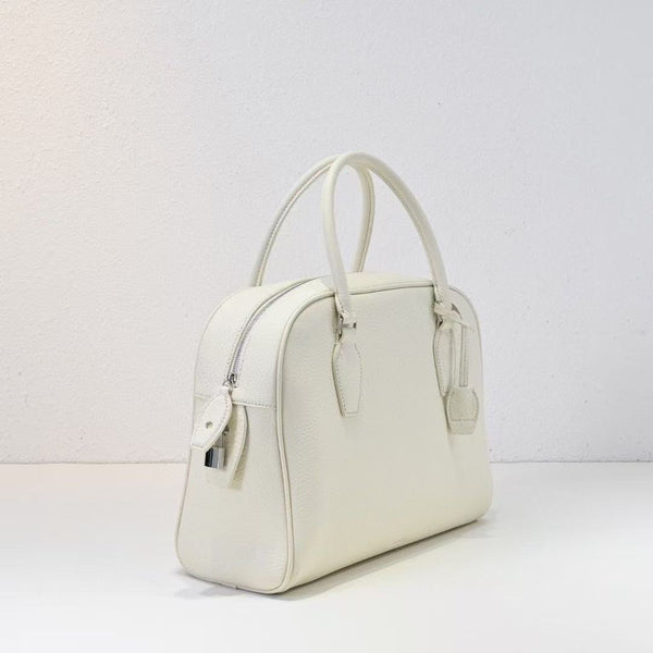 The Row India Bag 32cm Off-White Calfskin