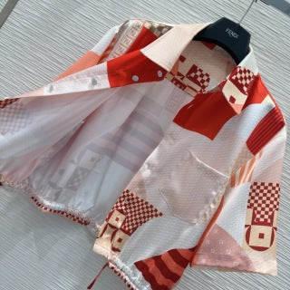 Fendi 25 Set Red Polyester Fiber