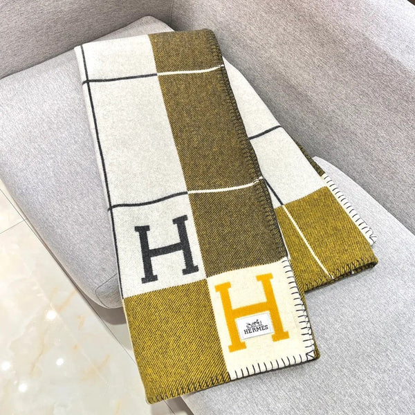 HM Avalon Throw Blanket Gris Soleil Wool Cashmere