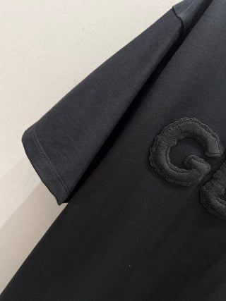 Gucci 2025 Embroidered Short-sleeved T-shirt Cotton 212086