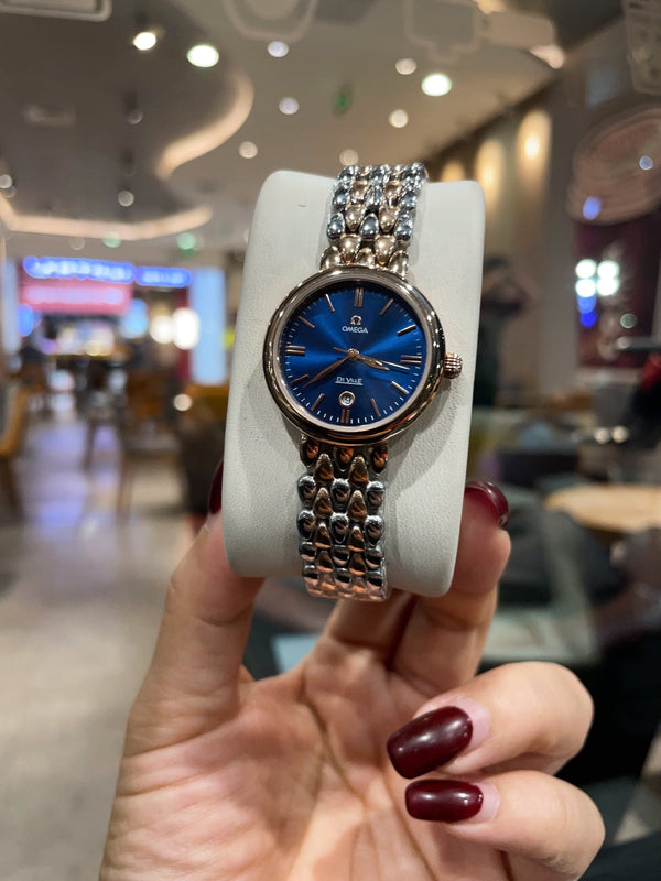 Omega De Ville 27mm Blue Dial