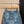 CD Butterfly Print Denim Set Blue White Cotton