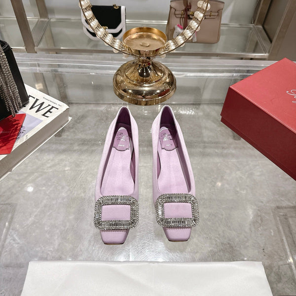 Bell Viv 25 Pumps Purple Imported Silk 300734