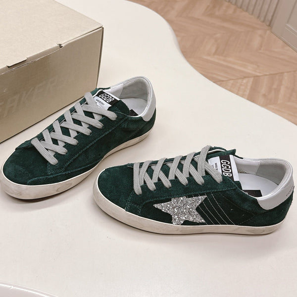 Golden Goose 2025 Sneaker Green mix Silver Suede 426917