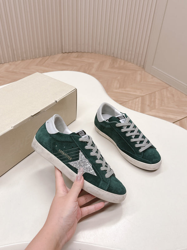 Golden Goose 2025 Sneaker Green mix Silver Suede 426917