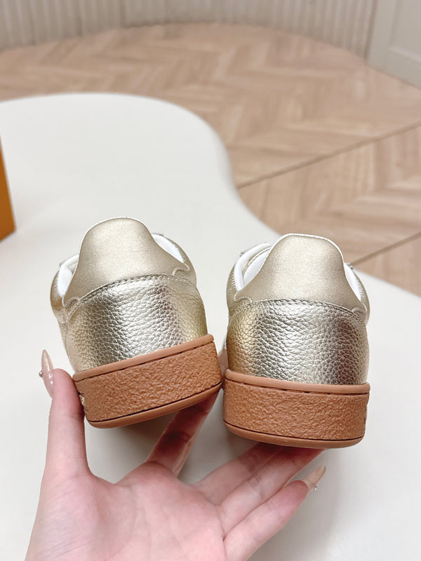 LV 2026 Frontrow Sneaker Golden Cowhide 595446