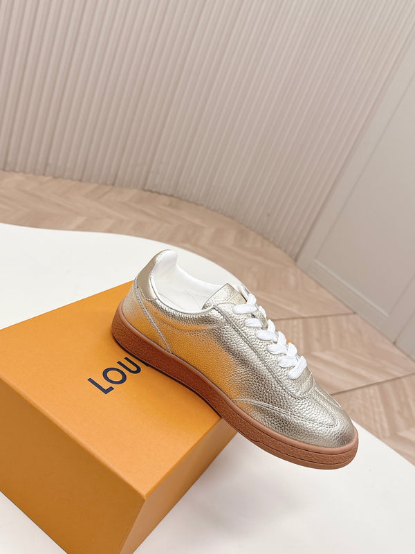 LV 2026 Frontrow Sneaker Golden Cowhide 595446