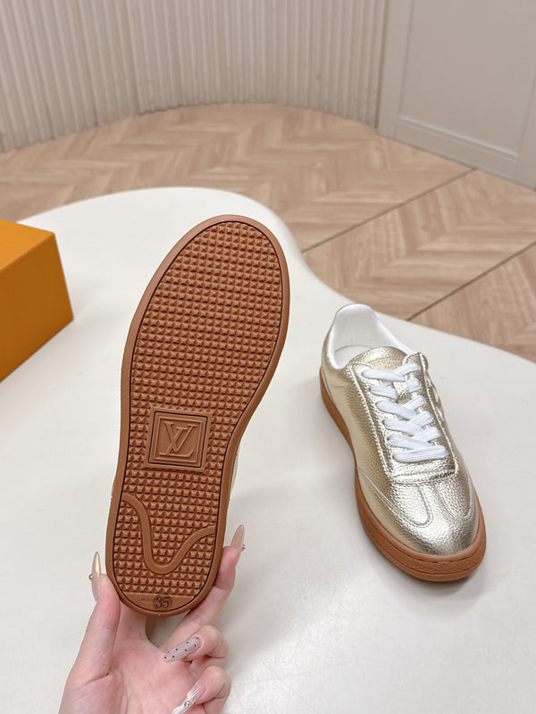 LV 2026 Frontrow Sneaker Golden Cowhide 595446