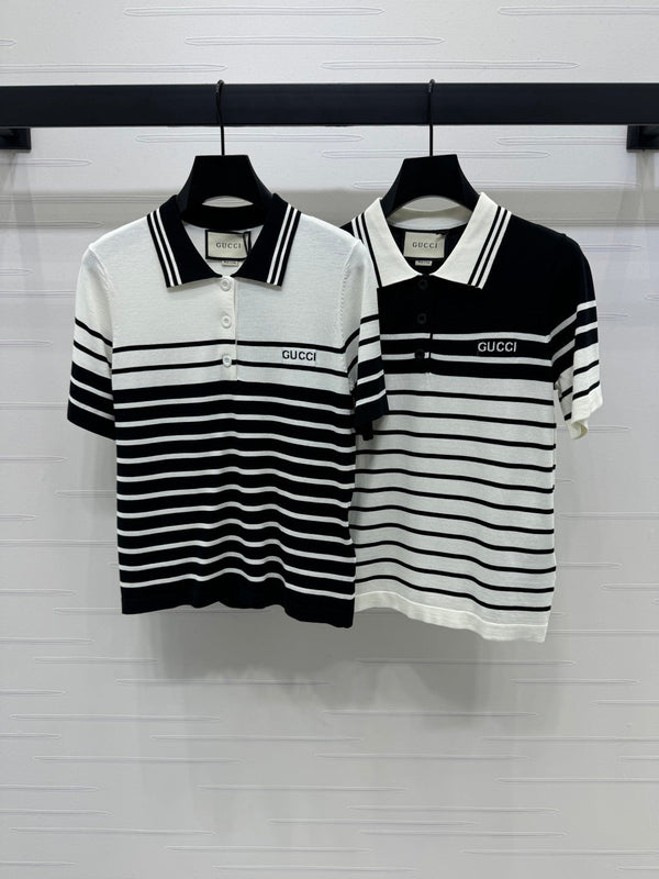 Gucci 25 Polo T-Shirt Tencel with Wool 233492