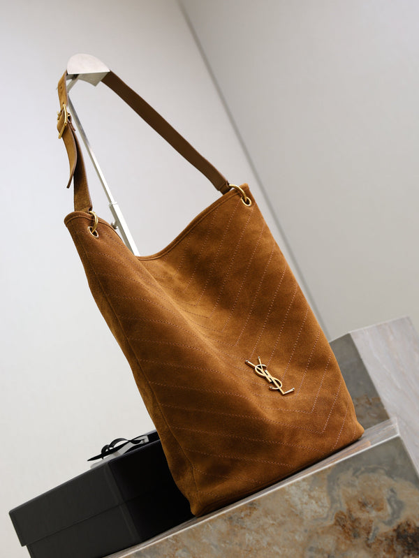 YSl Niki Supple Brown Suede