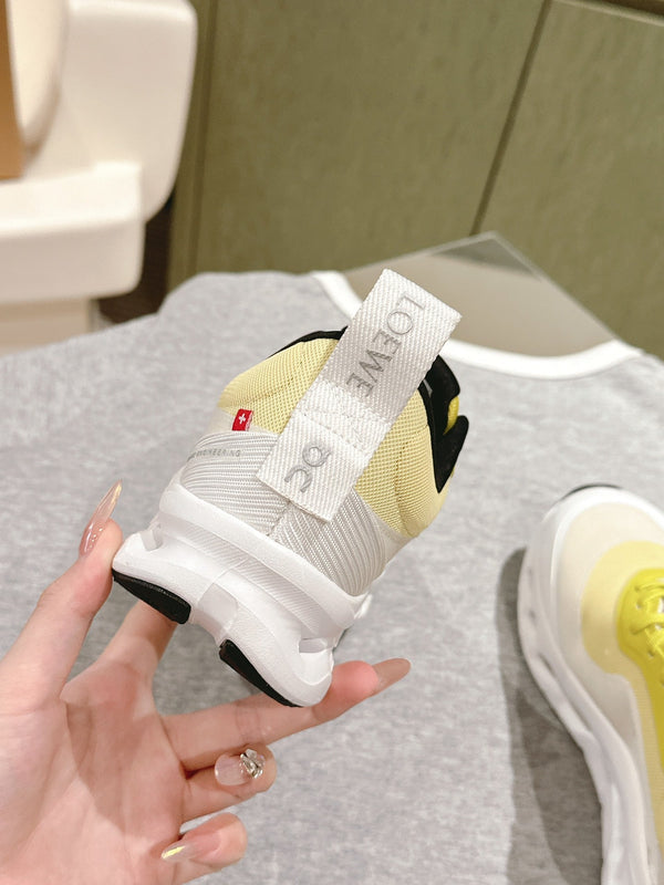 Loewe 2025 x Running Cloudtilt2.0 Sneaker White Yellow Mesh Rubber 556024