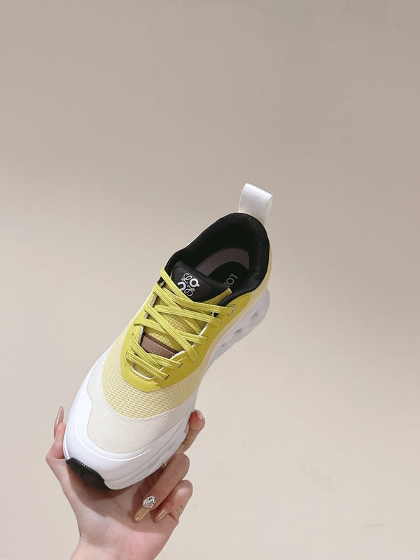 Loewe 2025 x Running Cloudtilt2.0 Sneaker White Yellow Mesh Rubber 556024