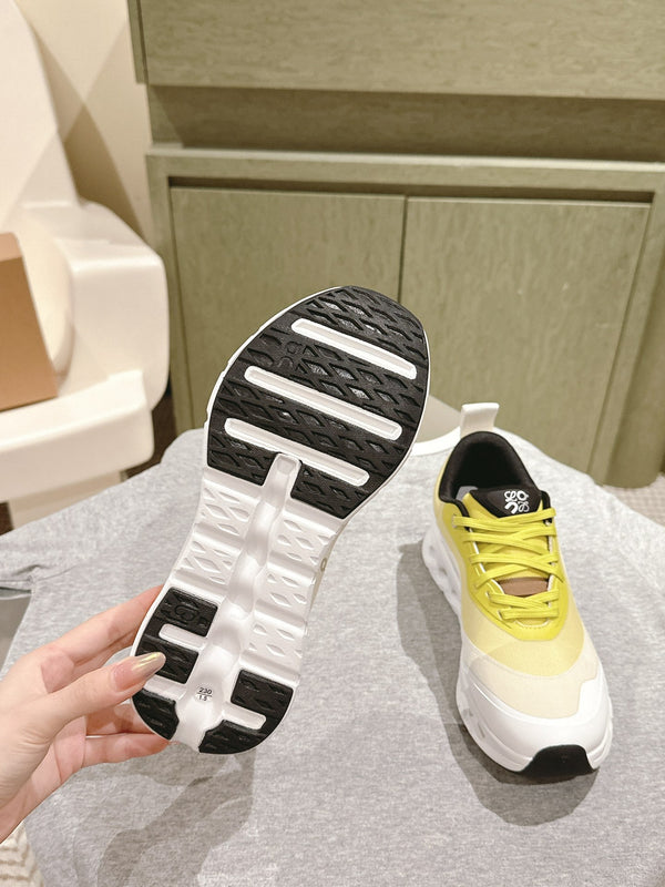 Loewe 2025 x Running Cloudtilt2.0 Sneaker White Yellow Mesh Rubber 556024