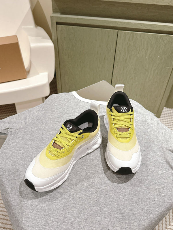 Loewe 2025 x Running Cloudtilt2.0 Sneaker White Yellow Mesh Rubber 556024