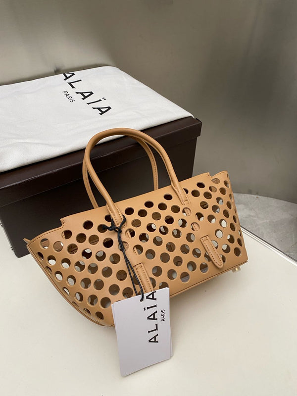 NEO MINA 20 BAG IN WHISKEY PERFORATED CALFSKIN