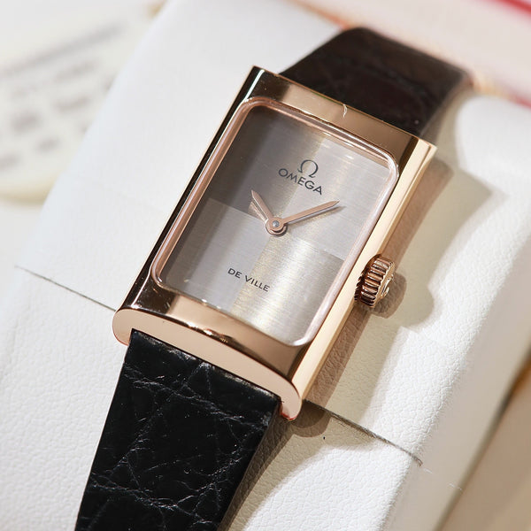 Omega De Ville 26.12mm Silver White Dial