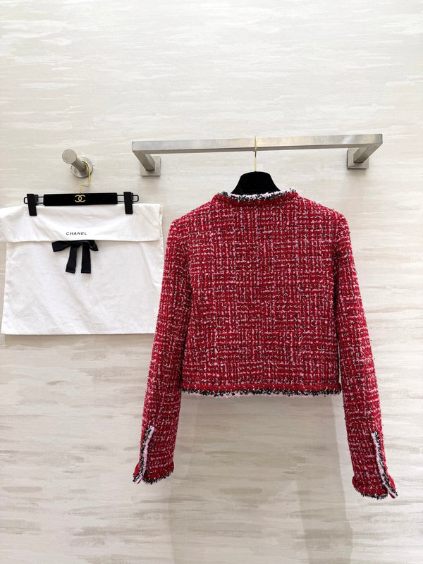 CC Runway Jacket Red Tweed 344791
