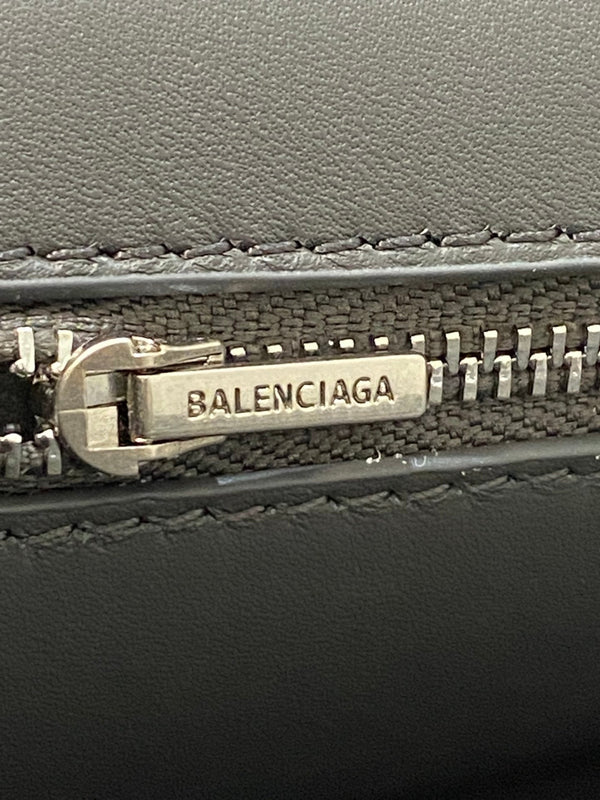 RODEO MEDIUM BAG 35 IN GREY SMOOTH CALFSKIN SILVER HARDWARE