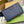 OPHIDIA GG POUCH 28 BLUE AND DARK BLUE CANVAS