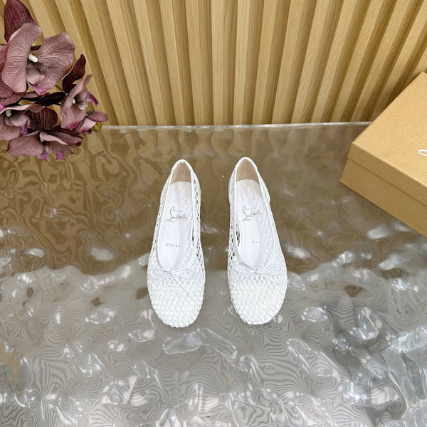 CL 25 Mary Jane Pumps White Mesh 317851