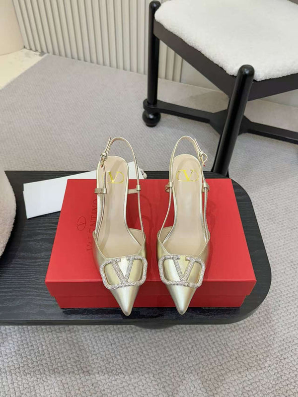 Valentino Slingback Pump High heels Sheepskin 239560