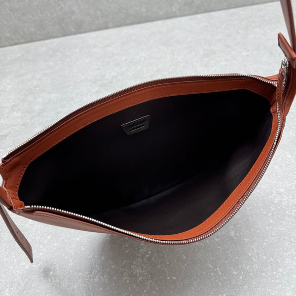 The Row 2025 Jouve Bag 34cm Brownish-red Calfskin