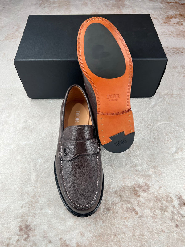 CD GRANVILLE LOAFER CHOCOLATE GRAINED CALFSKIN