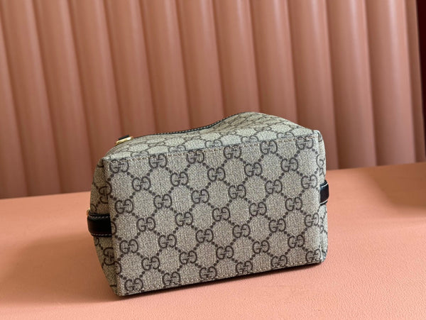 Gucci Ophidia 20.5cm Bag Ebony Black Canvas 248560