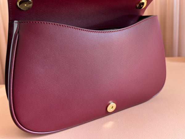 GG Blondie Large Handbag 32cm Burgungdy Calfskin