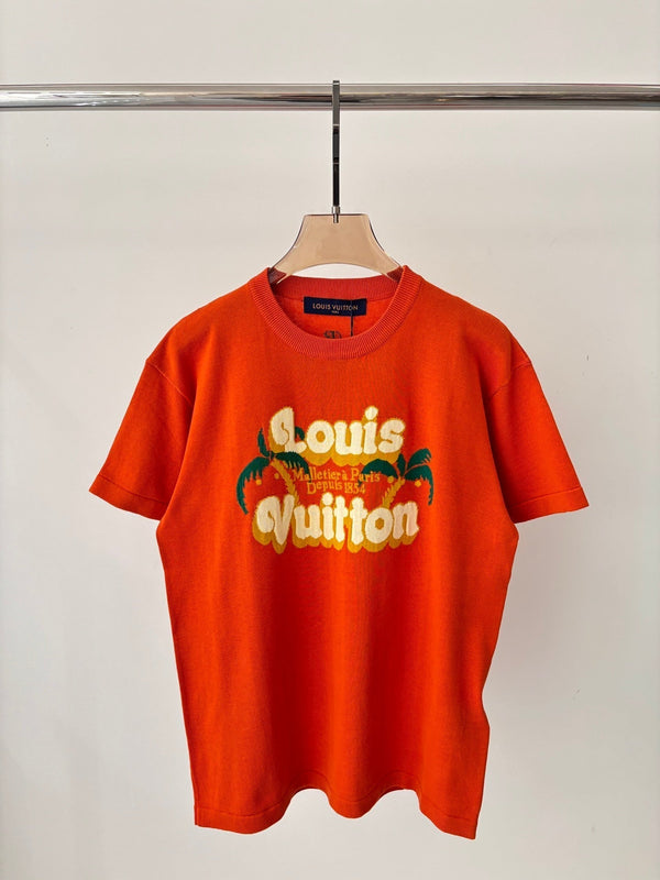 LV 25 T- Shirt Orange Cotton 232738