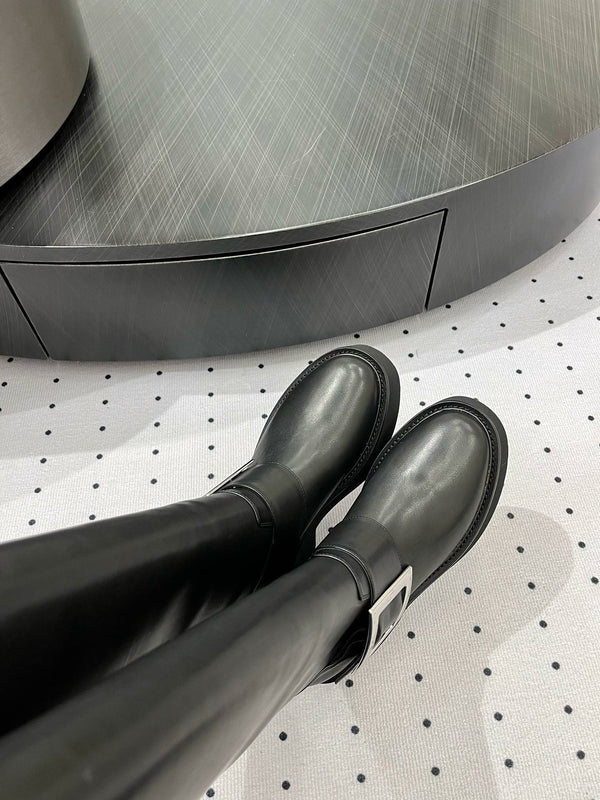 Viv Ranger Boots Black Calfskin 365206