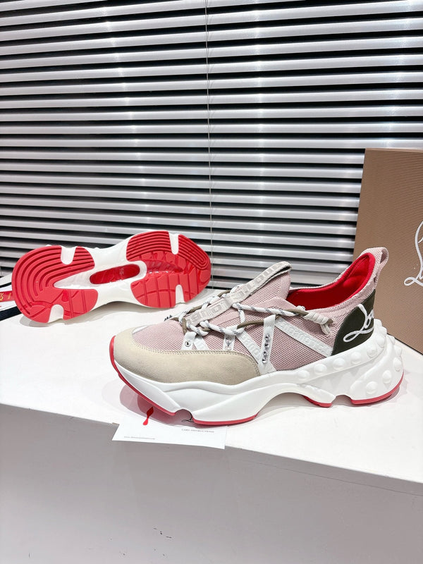 CL 25 Trailnrun Sneaker Pink Calfskin Mesh 323166