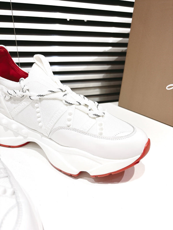 CL 25 Trailnrun Sneaker White Calfskin Mesh 323170
