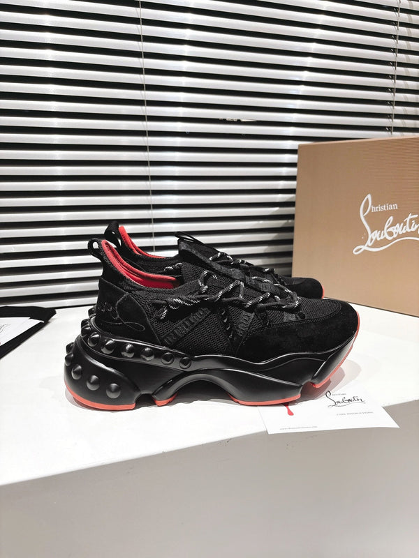 CL 25 Trailnrun Sneaker Black Calfskin Mesh 323171
