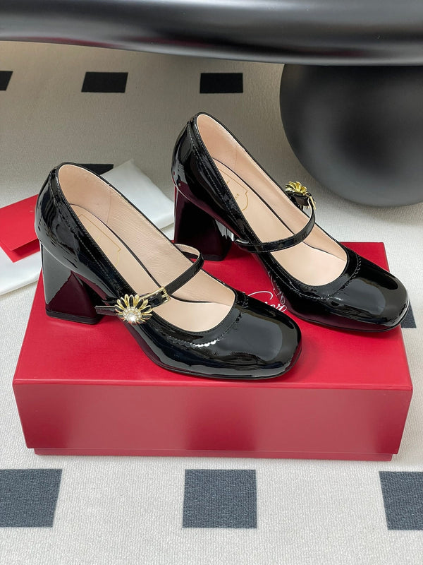 Viv 25 Mary Jane 60 Black Patent Calf Leather 247887