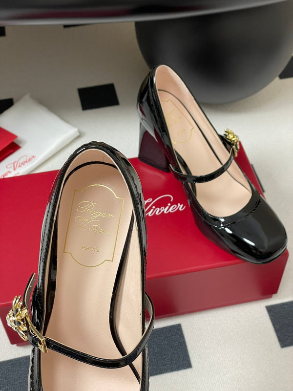 Viv 25 Mary Jane 60 Black Patent Calf Leather 247887