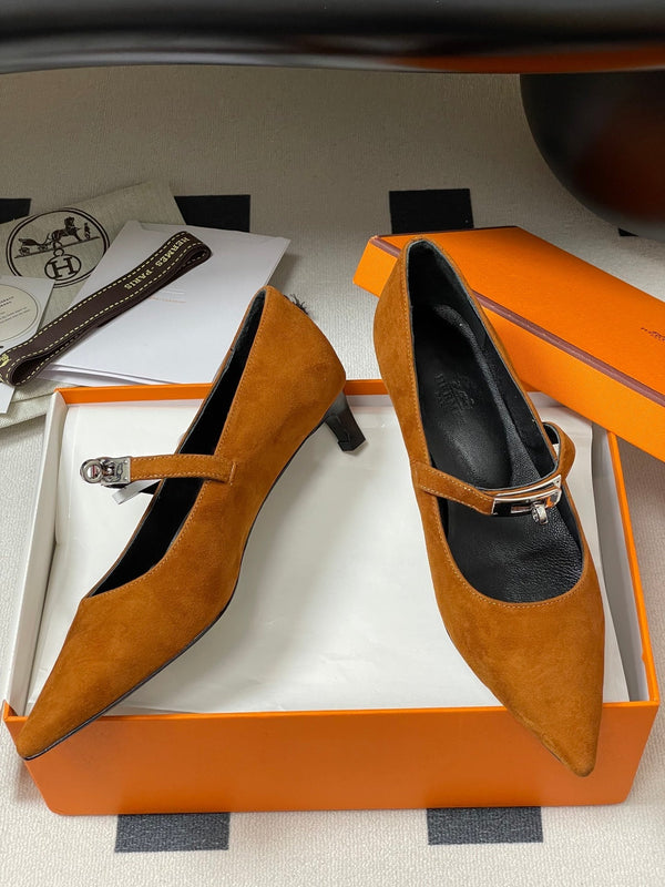 HM 25 Kiara Pumps Tawny Calfskin 319764