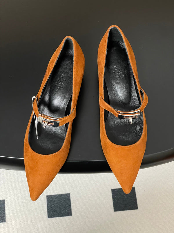 HM 25 Kiara Pumps Tawny Calfskin 319764