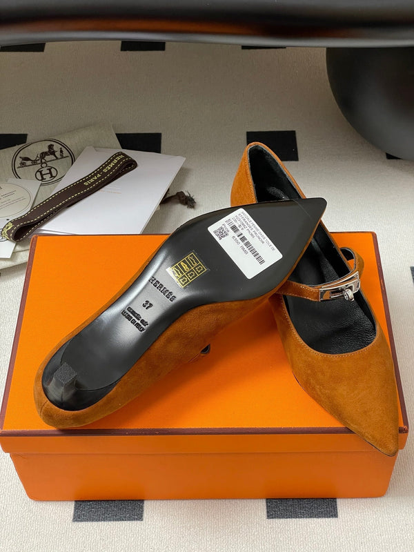 HM 25 Kiara Pumps Tawny Calfskin 319764