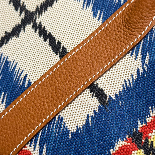 HM Garden Party 30 bag Multicolor Canvas and Negonda Calfskin 243192