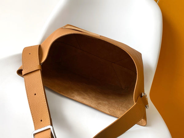 LV Verso Hobo Brown Calfskin Suede