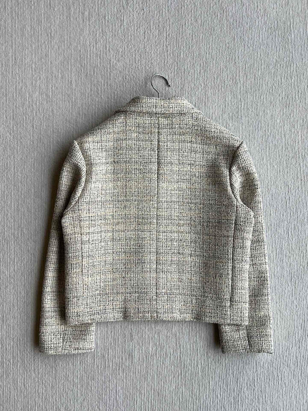 Celine 25 Coat Beige Polyester Cotton