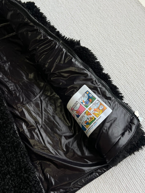 Moncler 25 Down Vest Wool And Polyester 300046